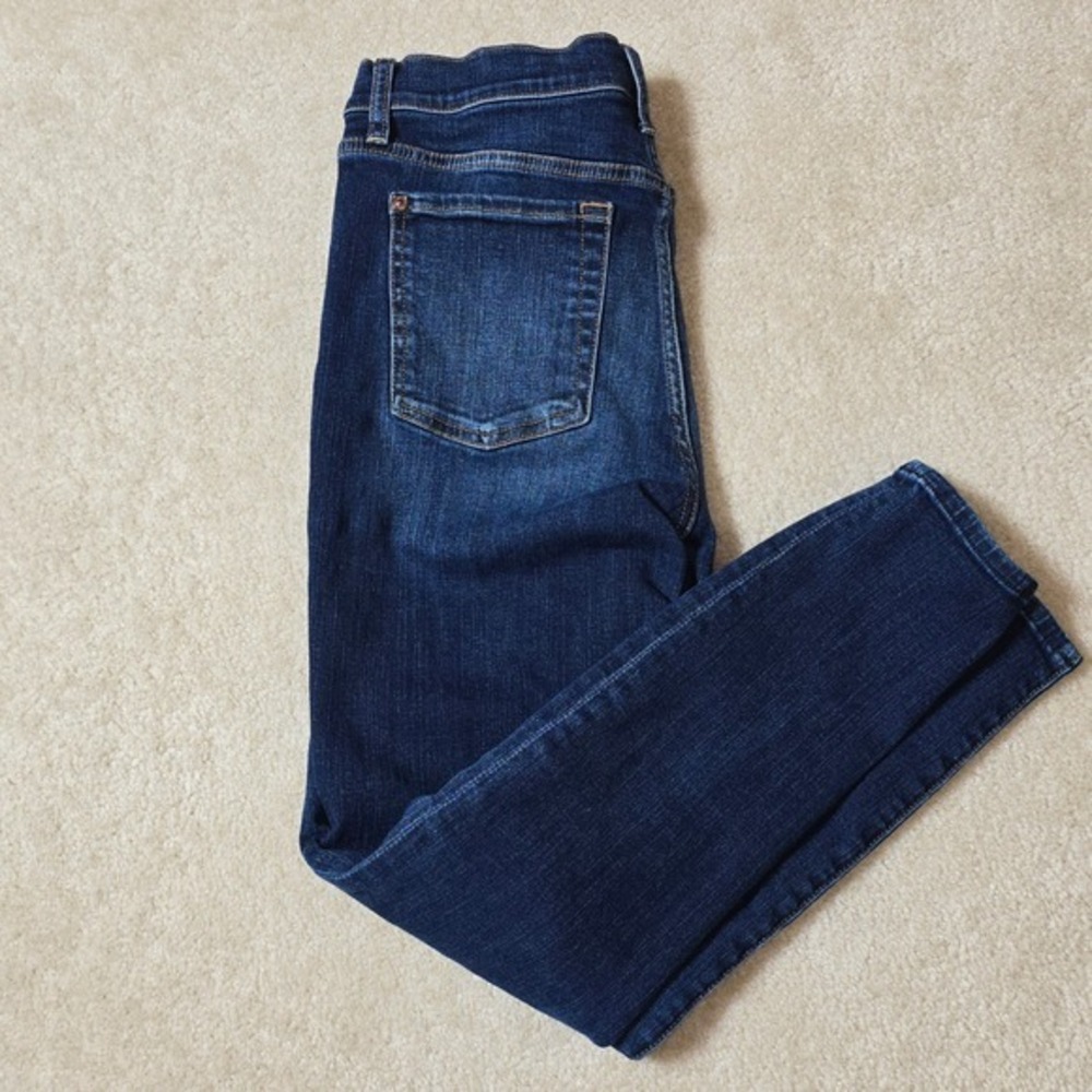 7 For All Mankind The Ankle Skinny b(air) Authentic Dark Wash Jeans‎ Size 29